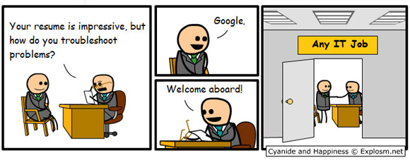 Applying for an IT job...