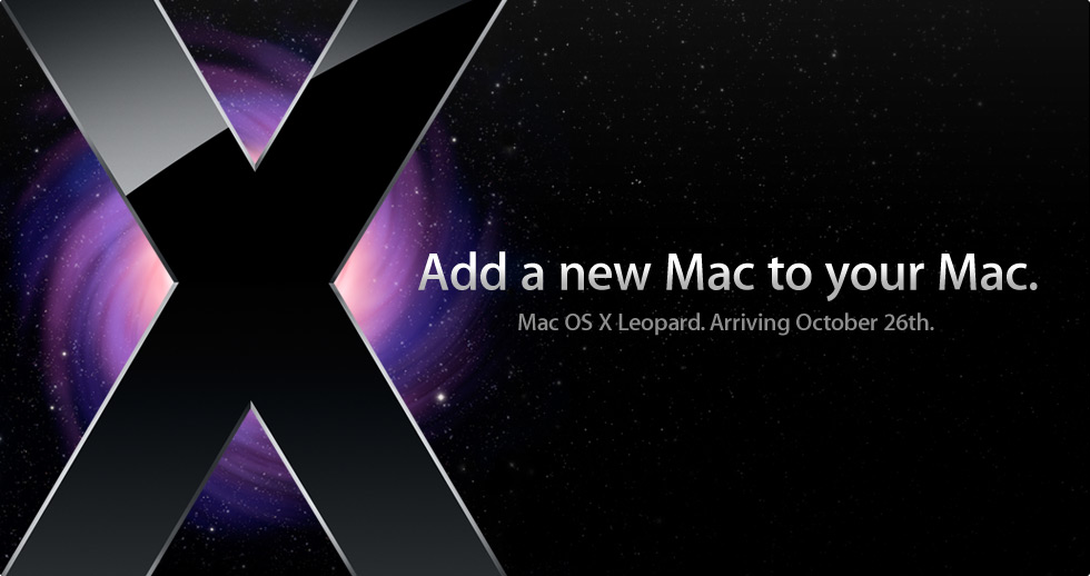 Mac OS X - Arriving 26th!
