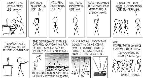 Real programmers use...