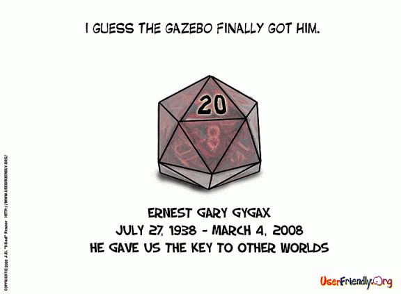 RIP Gary Gygax